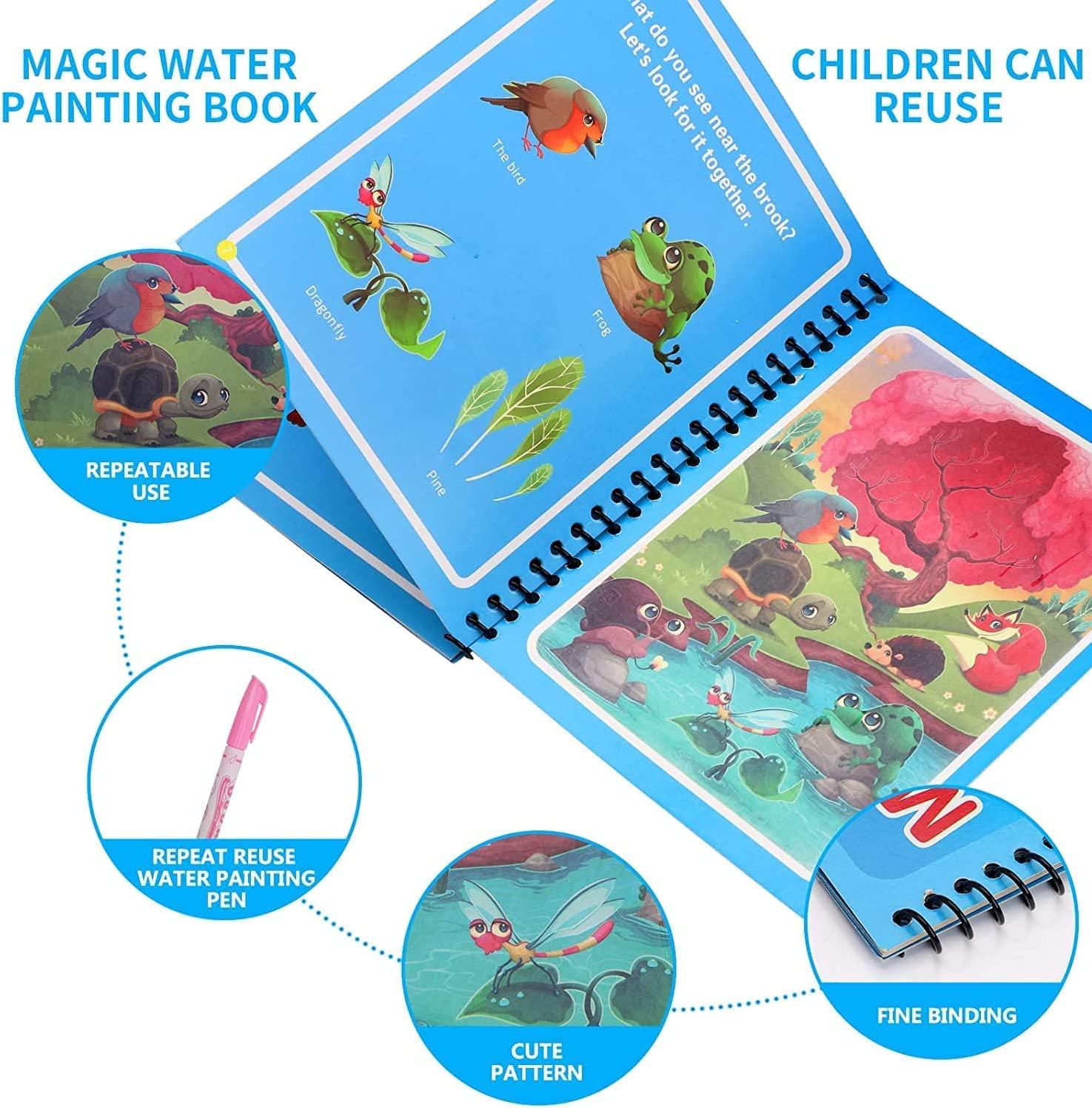 Magic Reusable Water Coloring Book