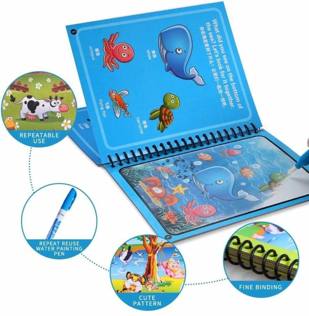 Magic Reusable Water Coloring Book